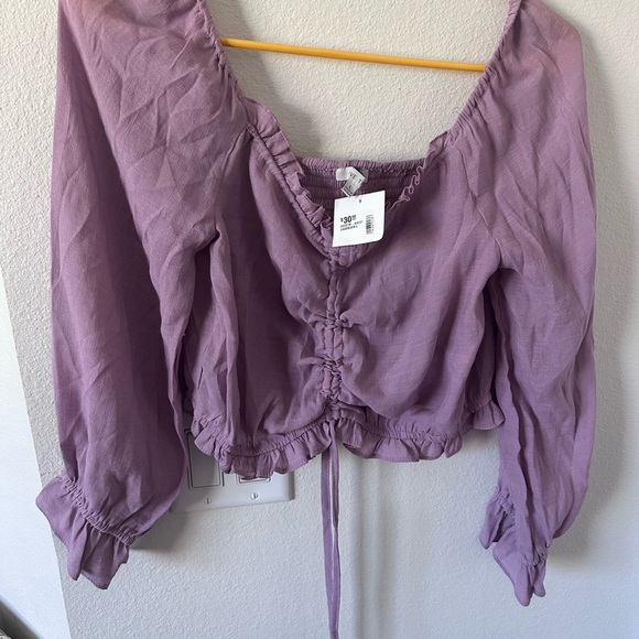 Love Tree Tops - Love Tree Women's Purple Top size L NWT